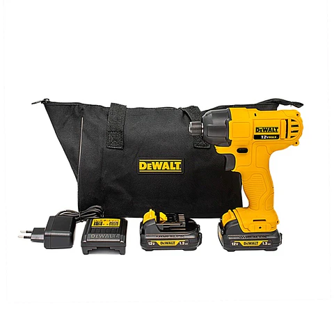  Atornillador de Impacto 1/4" Hex 12V 107 Nm 2 Bat Dewalt DCF805C2-B2