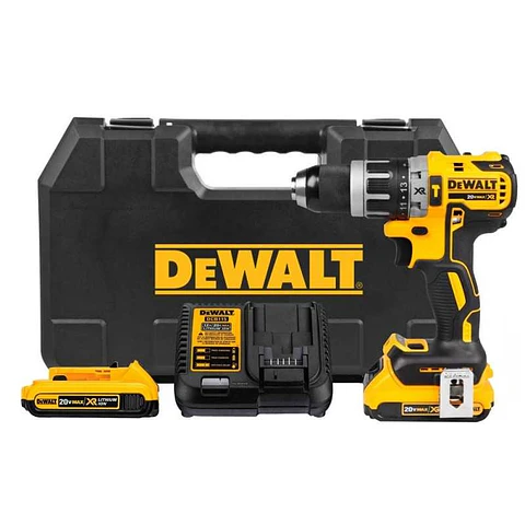 Taladro Percutor 1/2" 20V XR Inc 2 Bat y Carg Dewalt DCD796D2-B2