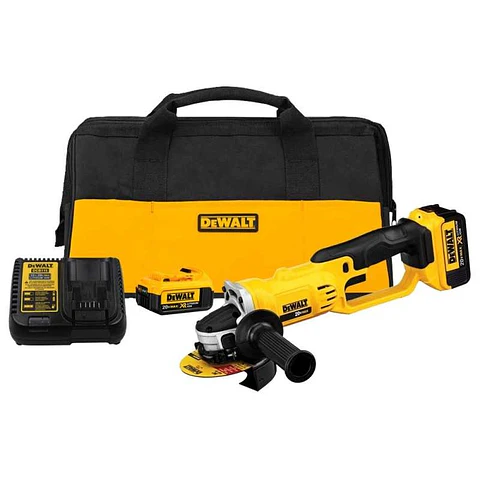 Amoladora Angular 4 1/2" 20V Max Incl 2 Bat + Carg Dewalt DCG412M2