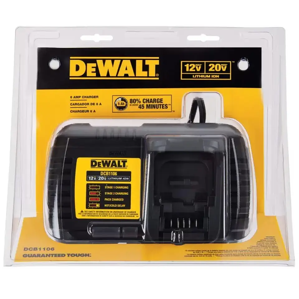 Cargador de Baterias Ion-LitioFlexvolt 12V/20V Dewalt DCB1106 2