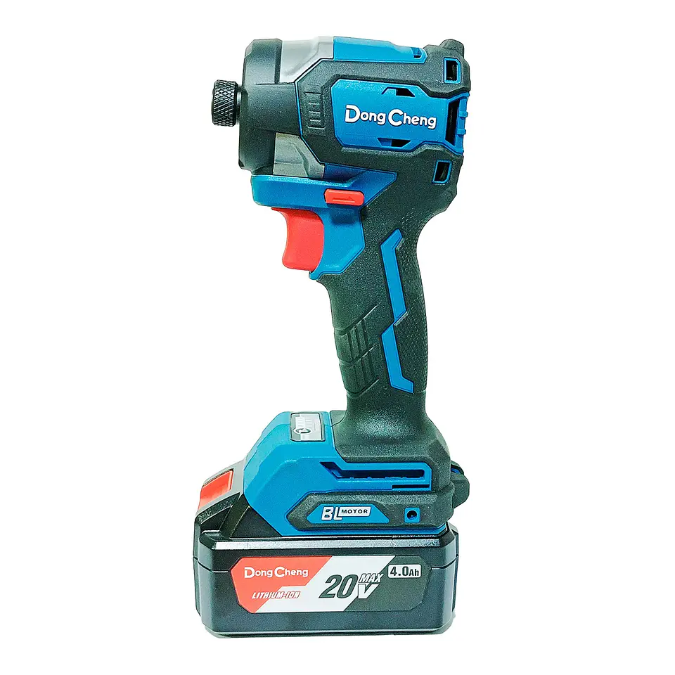 KIT COMBINADO:  TALADRO PERCUTOR 1/2″ DCJZ2060I 20V 60NM + ATORNILLADOR IMPACTO 1/4″ DCPL208 20V 208NM 4AH DONG CHENG (DCKIT26EK) 2