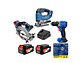 COMBO DCKIT58EK: TALADRO PERCUTOR 1/2″ DCJZ2060i 60Nm + SIERRA CALADORA DCMQ85-Z + SIERRA CIRCULAR 185mm DCMY02-185 20V DONG CHENG  - Miniatura 1