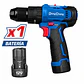 TALADRO PERCUTOR/ATORNILLADOR BURSHLESS 12V DONG CHENG (DCJZ23-10iEK) - Miniatura 1