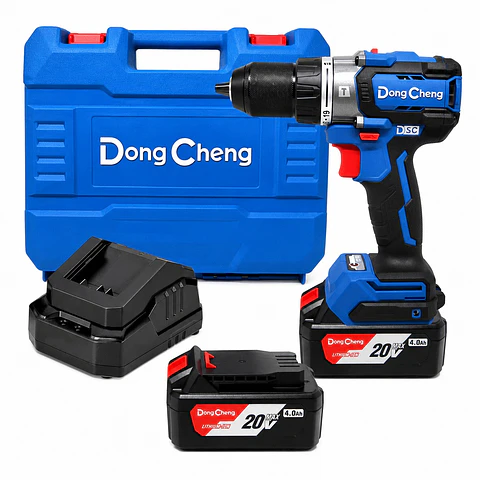 TALADRO PERCUTOR / ATORNILADOR DONG CHENG 20V 90Nm  (DCJZ2090iEM)
