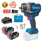 LLAVE DE IMPACTO 1/2” 968Nm 5Ah DONG CHENG (DCPB968FK) - Miniatura 1