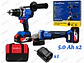 COMBO DCKIT57.02FK 20V 2 EN 1: AMOLADORA 1000W+TALADRO 120Nm - Miniatura 1