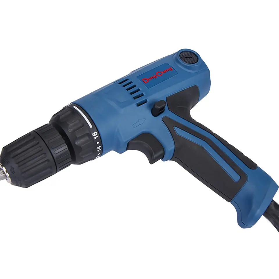 TALADRO ELÉCTRICO PORTÁTIL DONG CHENG DJZ08-10 CON AJUSTE DE TORQUE DE 16+1 3