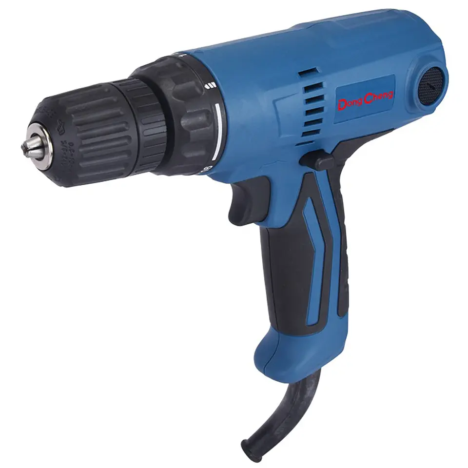 TALADRO ELÉCTRICO PORTÁTIL DONG CHENG DJZ08-10 CON AJUSTE DE TORQUE DE 16+1 2