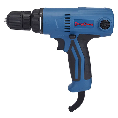 TALADRO ELÉCTRICO PORTÁTIL DONG CHENG DJZ08-10 CON AJUSTE DE TORQUE DE 16+1