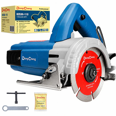 HERRAMIENTA ELÉCTRICA DE 1800W Y 110MM, CORTADORA DE MÁRMOL (DZE06-110) 