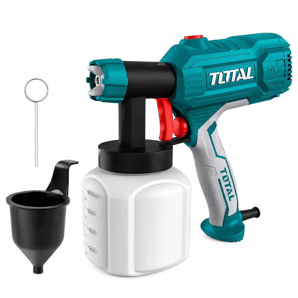 PISTOLA PARA PINTAR ROCIADORA ELECTRICA 450W 380ML/MIN 800ML INDUSTRIAL - TT3506 2