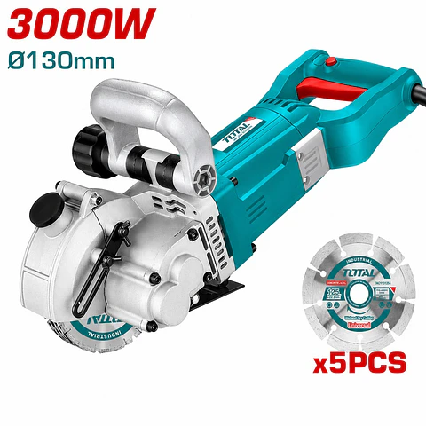 ACANALADORA O RANURADORA 220V 3000W 7000RPM 130MM M20 INDUSTRIAL - TWLC1301