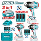 KIT LLAVES DE IMPACTO INALÁMBRICA 400NM - 850NM - 1350NM 20V (TOSLI250386) - Miniatura 1