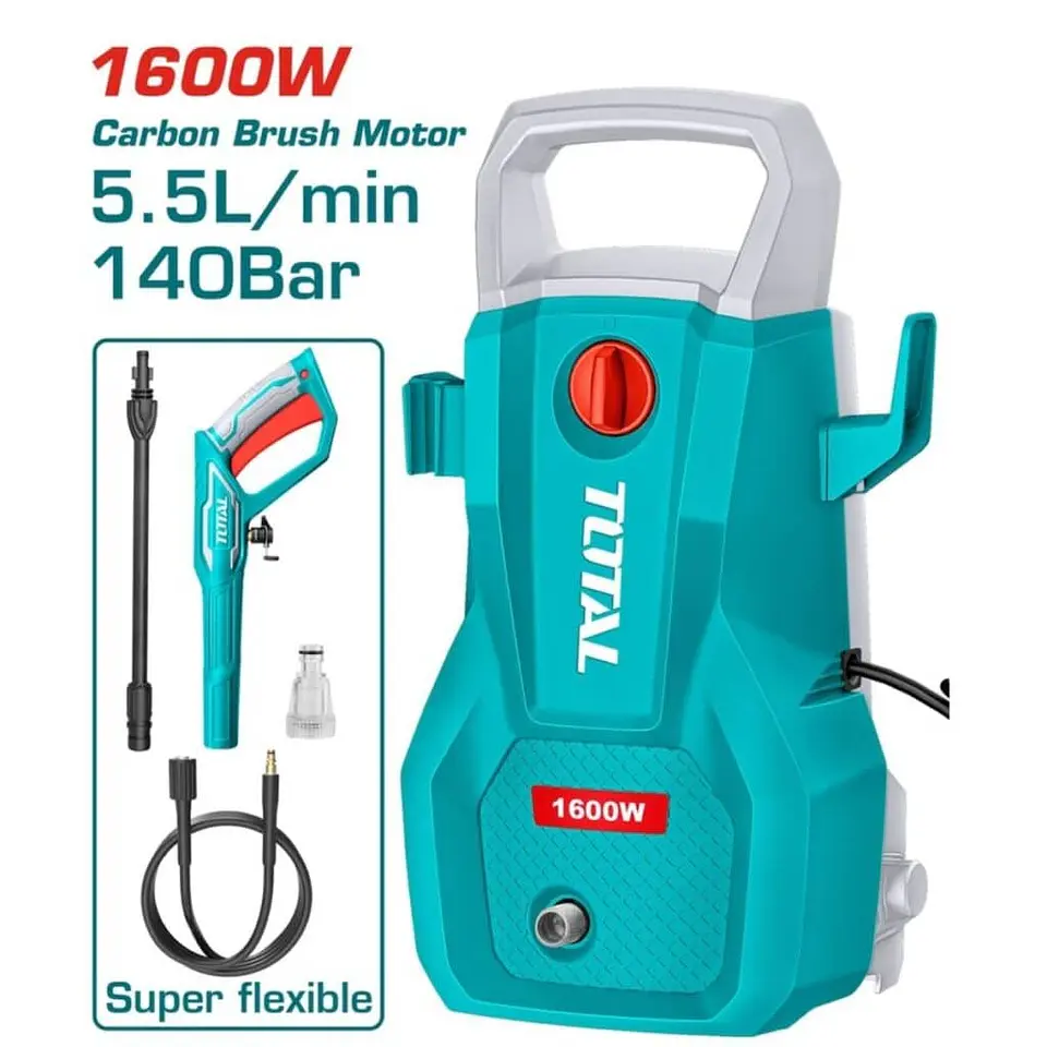 HIDROLAVADORA DE ALTA PRESION 1600W 2030PSI 5.5L/MIN TOTAL - TGT11336 1