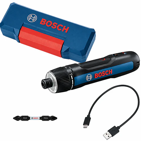Atornillador Pro Bosch Go 3.0 3.6V 1/4" +1 punta + Estuche