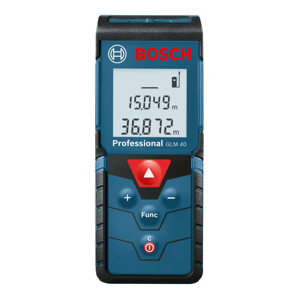 MEDIDOR DE DISTANCIA LÁSER ROJO 40M BOSCH PROFESSIONAL (GLM 40) 1