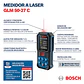MEDIDOR DE DISTANCIA LÁSER ROJO 50M CON BLUETOOTH BOSCH (GLM 50-27 C) - Miniatura 4