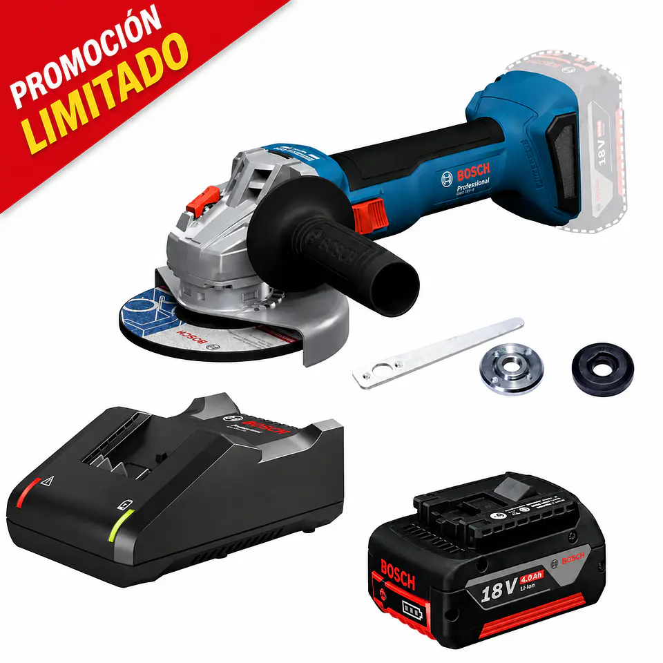 Amoladora Inalámbrica Bosch GWS 18V-8 18V 5