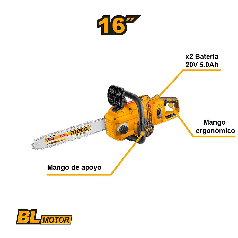 KIT MOTOSIERRA BRUSHLESS 16