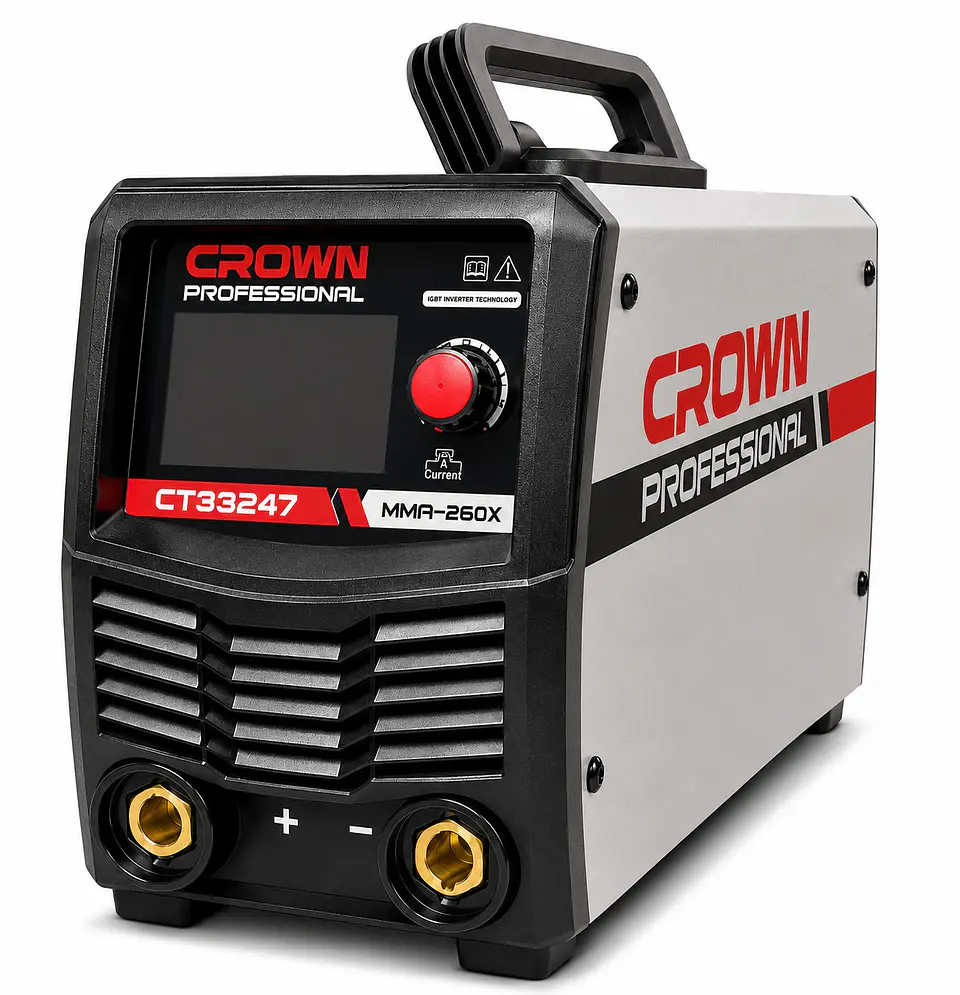 MÁQUINA DE SOLDAR 260 AMPERIOS CROWN CT33247 IMC 2