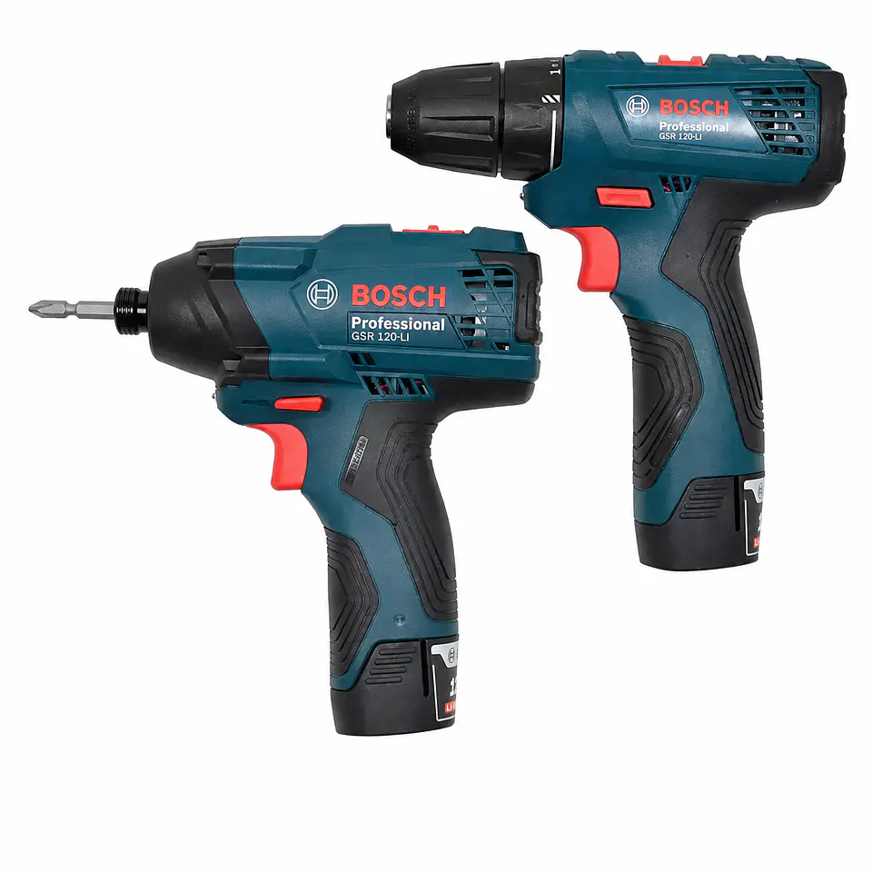 Combo Taladro GSR 120-LI + Atornillador Impacto GDR 120-LI 12V + 23 Accesorios Bosch 2