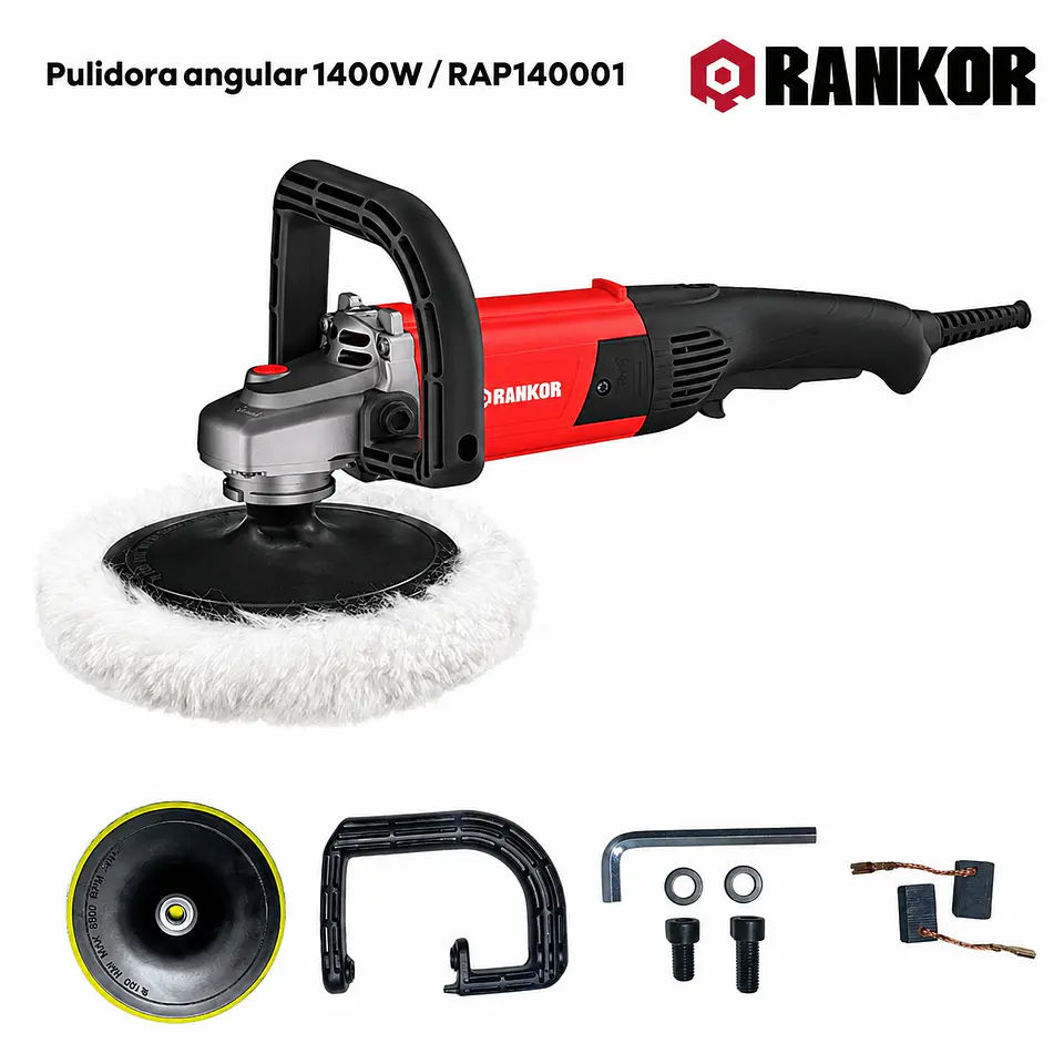 PULIDORA ANGULAR RANKOR RAP140001 1400W 7