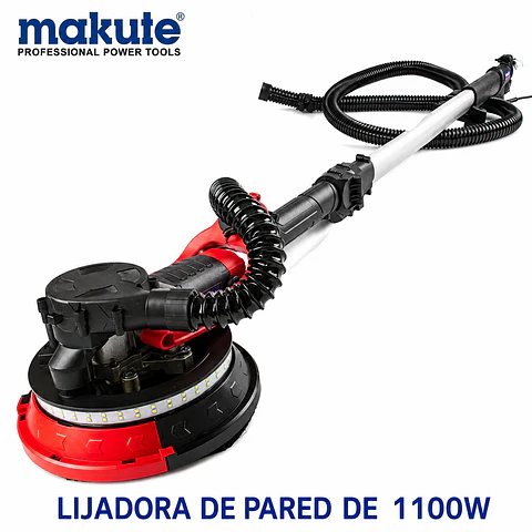LIJADORA DE PARED DRYWALL 1100W 225MM MAKUTE WS002