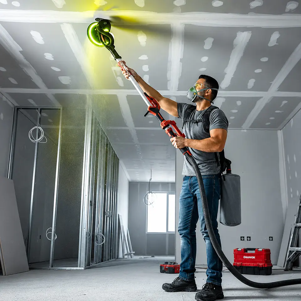 LIJADORA DE PARED DRYWALL 1100W RANKOR RDS110001 4