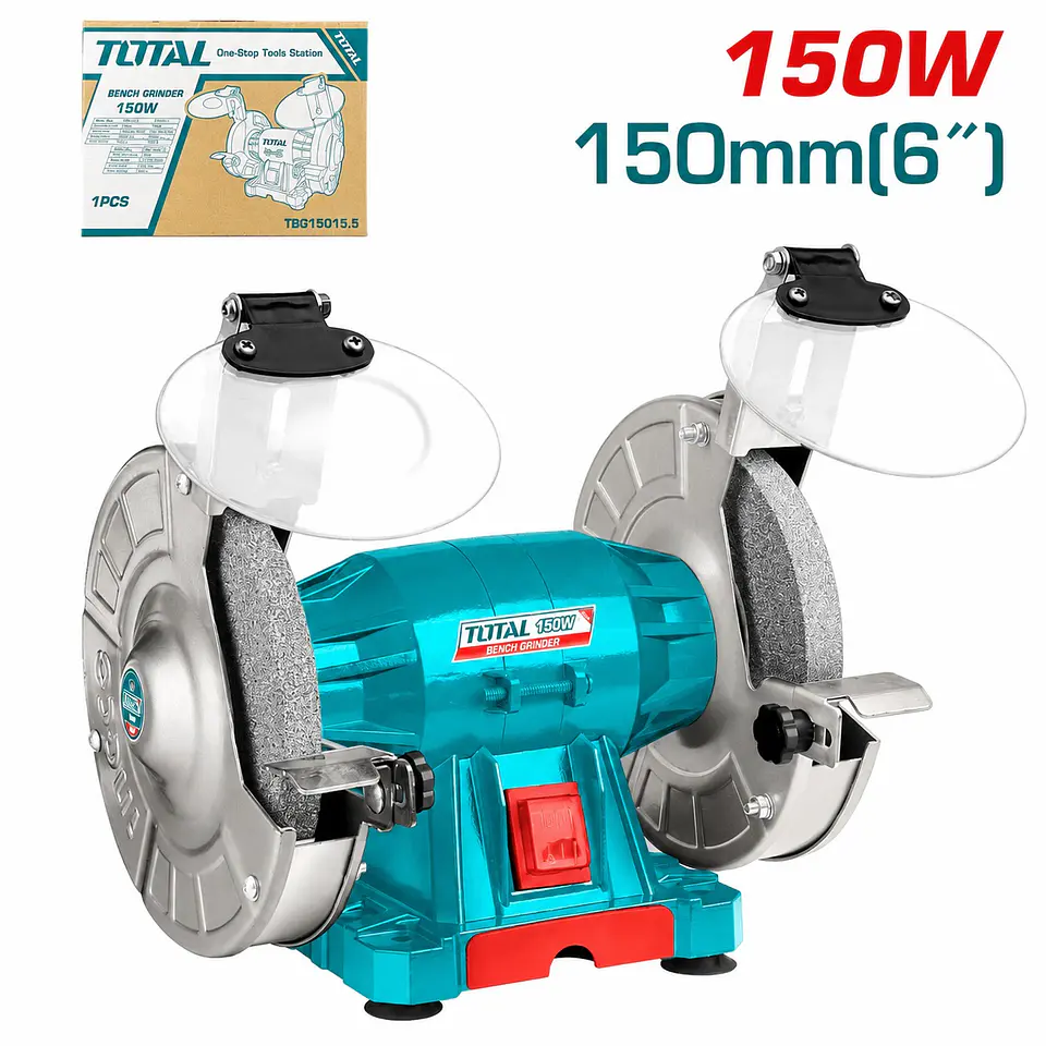 ESMERIL DE BANCO TOTAL 6 PULGADAS 150W 240V – TBG15015.5 1