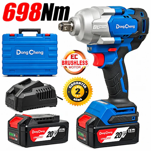 LLAVE DE IMPACTO 1/2” 690Nm 5Ah DONG CHENG (DCPB698FK)