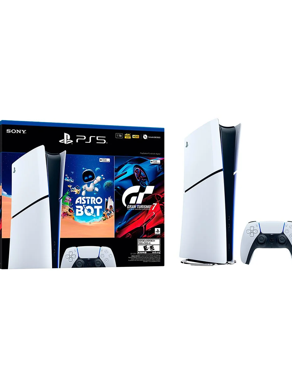 CONSOLA PLAYSTATION 5 EDICIÓN DIGITAL CON ASTRO BOT Y GRAN TURISMO 7 1