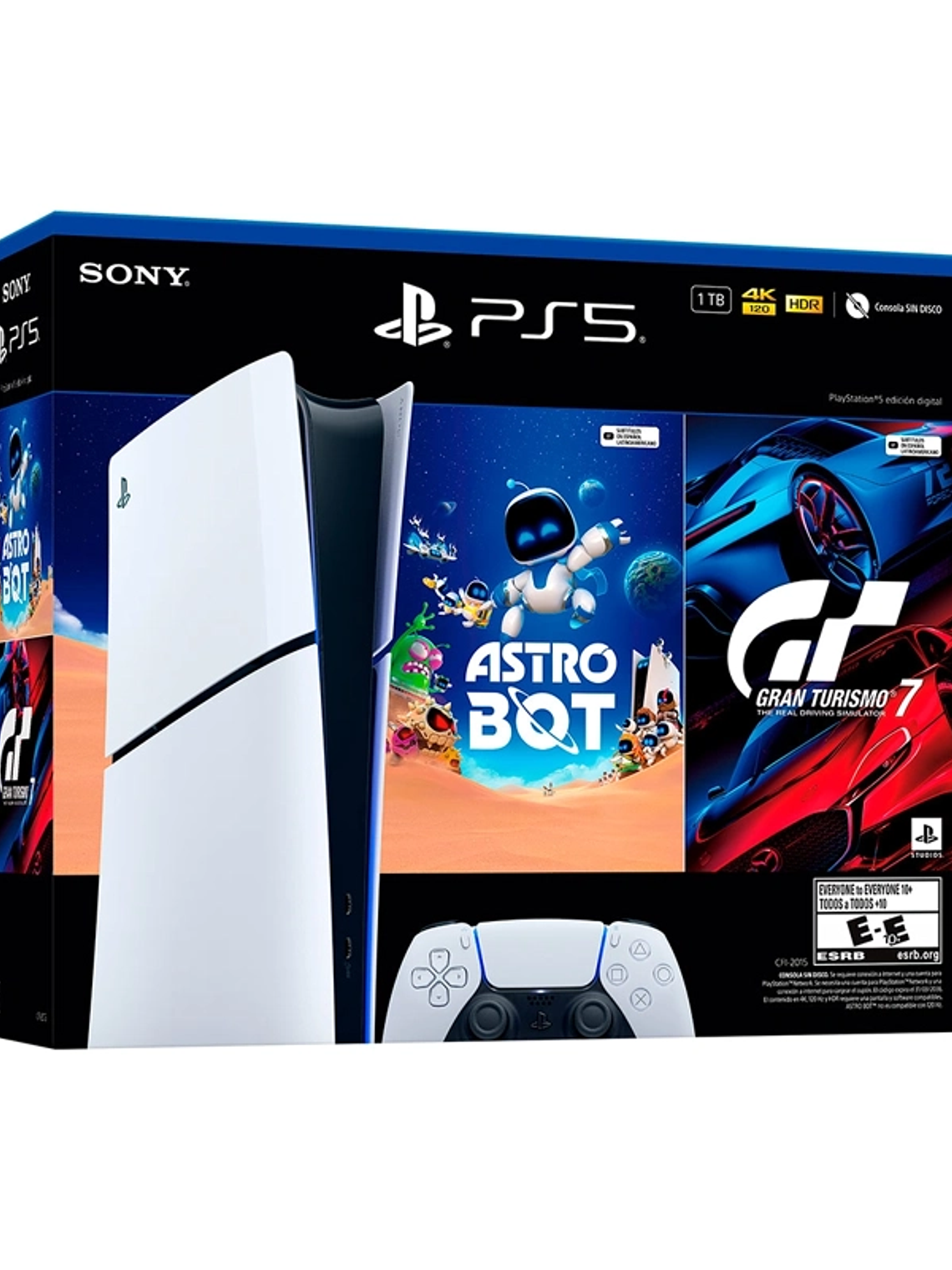 CONSOLA PLAYSTATION 5 EDICIÓN DIGITAL CON ASTRO BOT Y GRAN TURISMO 7 4