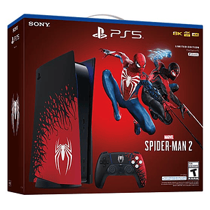 SONY CONSOLA PS5 PLAYSTATION 5 DISCO EDICION LIMITADA + JUEGO SPIDERMAN 2 N