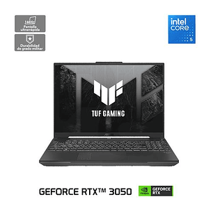 Notebook Gamer ASUS TUF Gaming F16 Intel Core 5 -210H NVIDIA GeForce RTX 3050 6GB 16