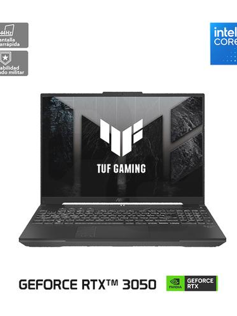 Notebook Gamer ASUS TUF Gaming F16 Intel Core 5 -210H NVIDIA GeForce RTX 3050 6GB 16