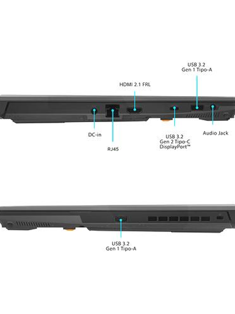 Notebook Gamer ASUS TUF Gaming F16 Intel Core 5 -210H NVIDIA GeForce RTX 3050 6GB 16