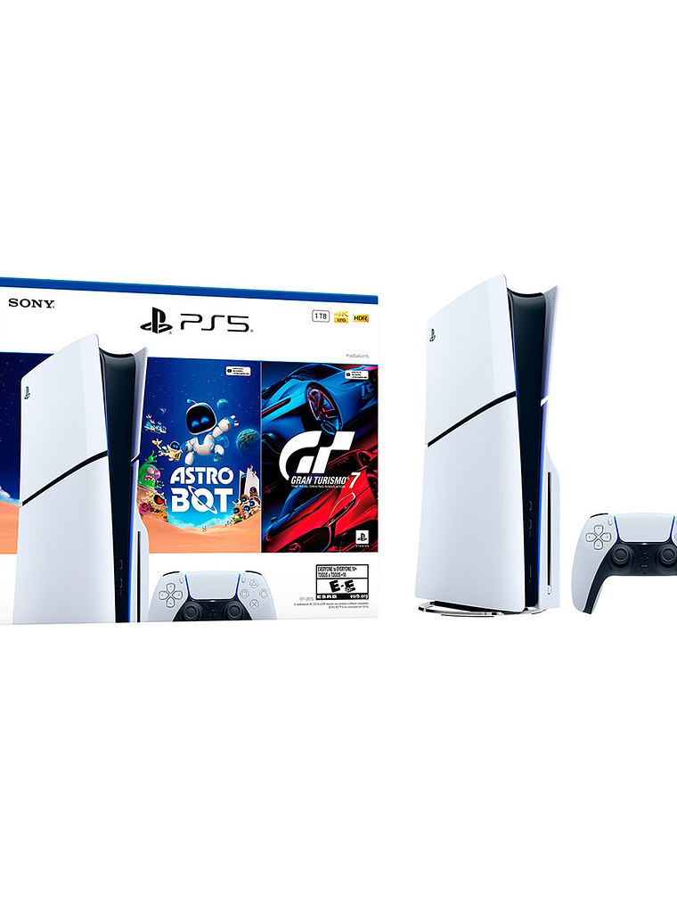 PLAYSTATION 5 CON ASTROBOT Y GRAN TURISMO 7 2