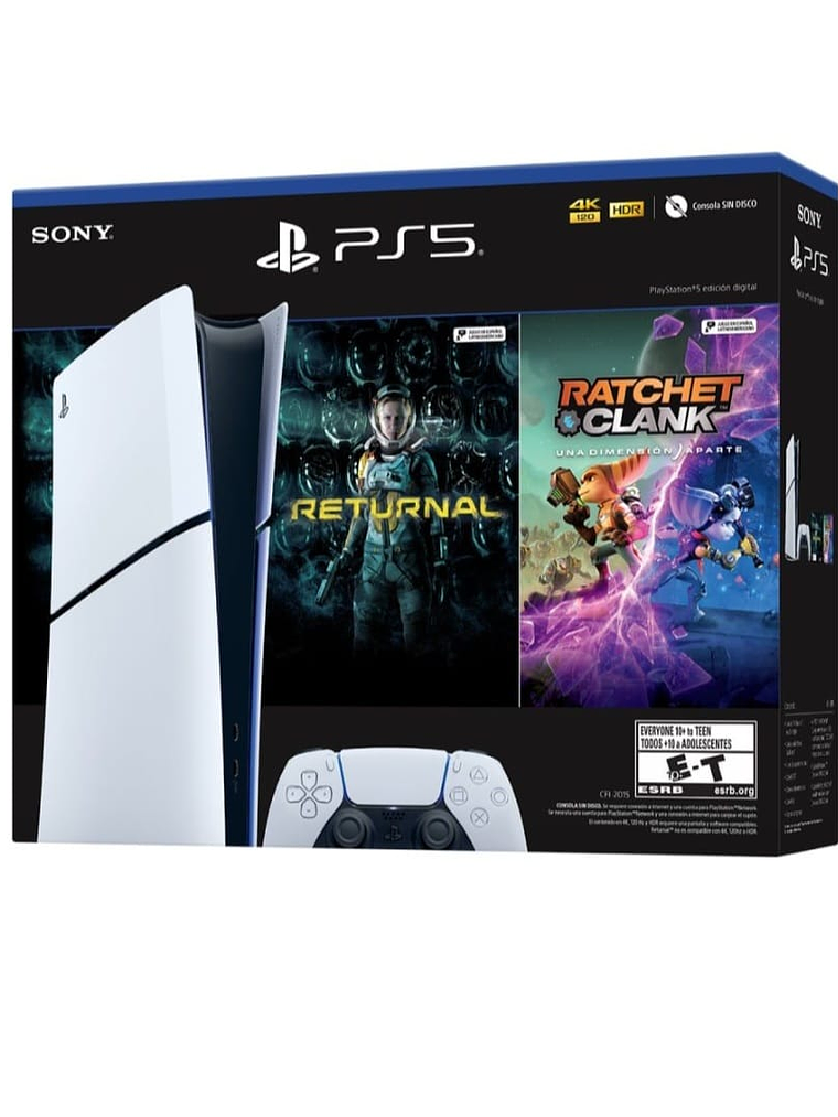 Sony Sony Consola PlayStation®5 Slim Digital + 2 Juegos SKU 1EN06070 1