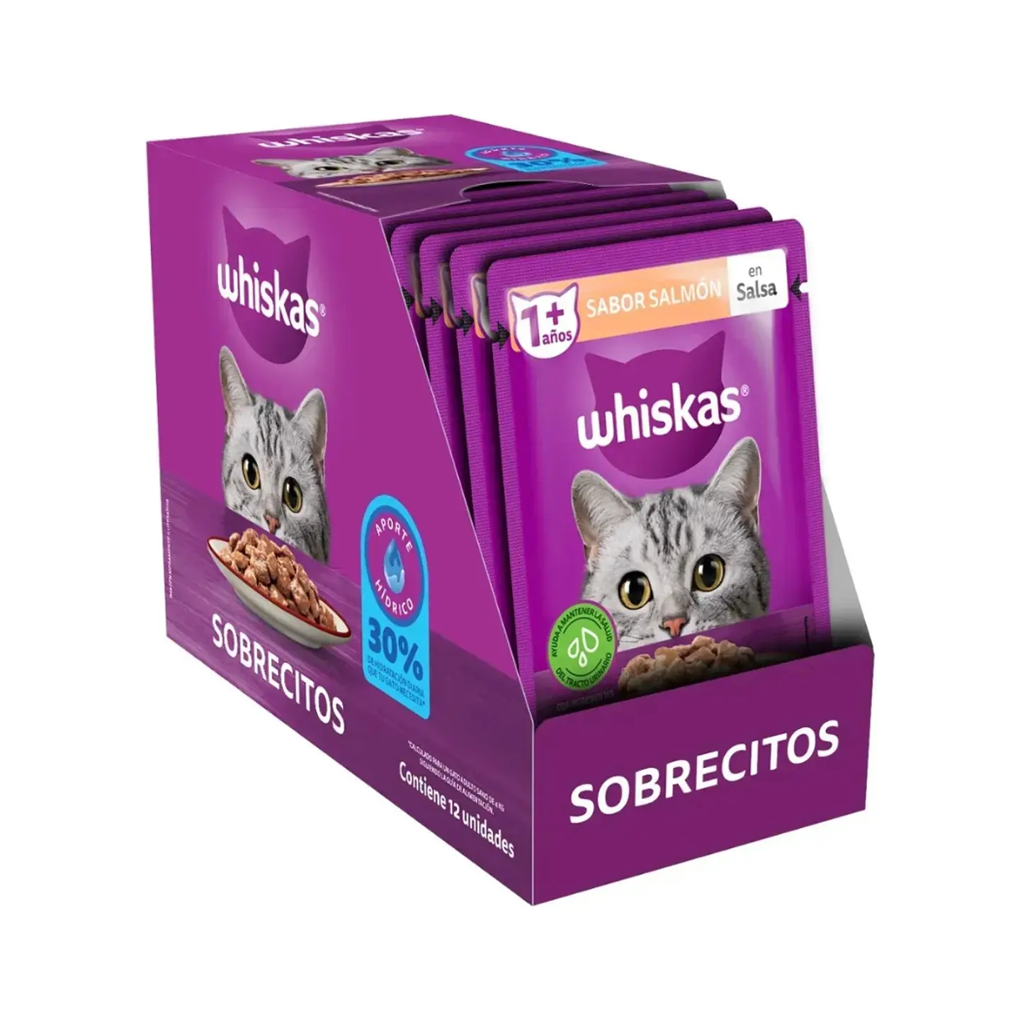 Alimento Húmedo Trocitos en salsa Whiskas 85g 6