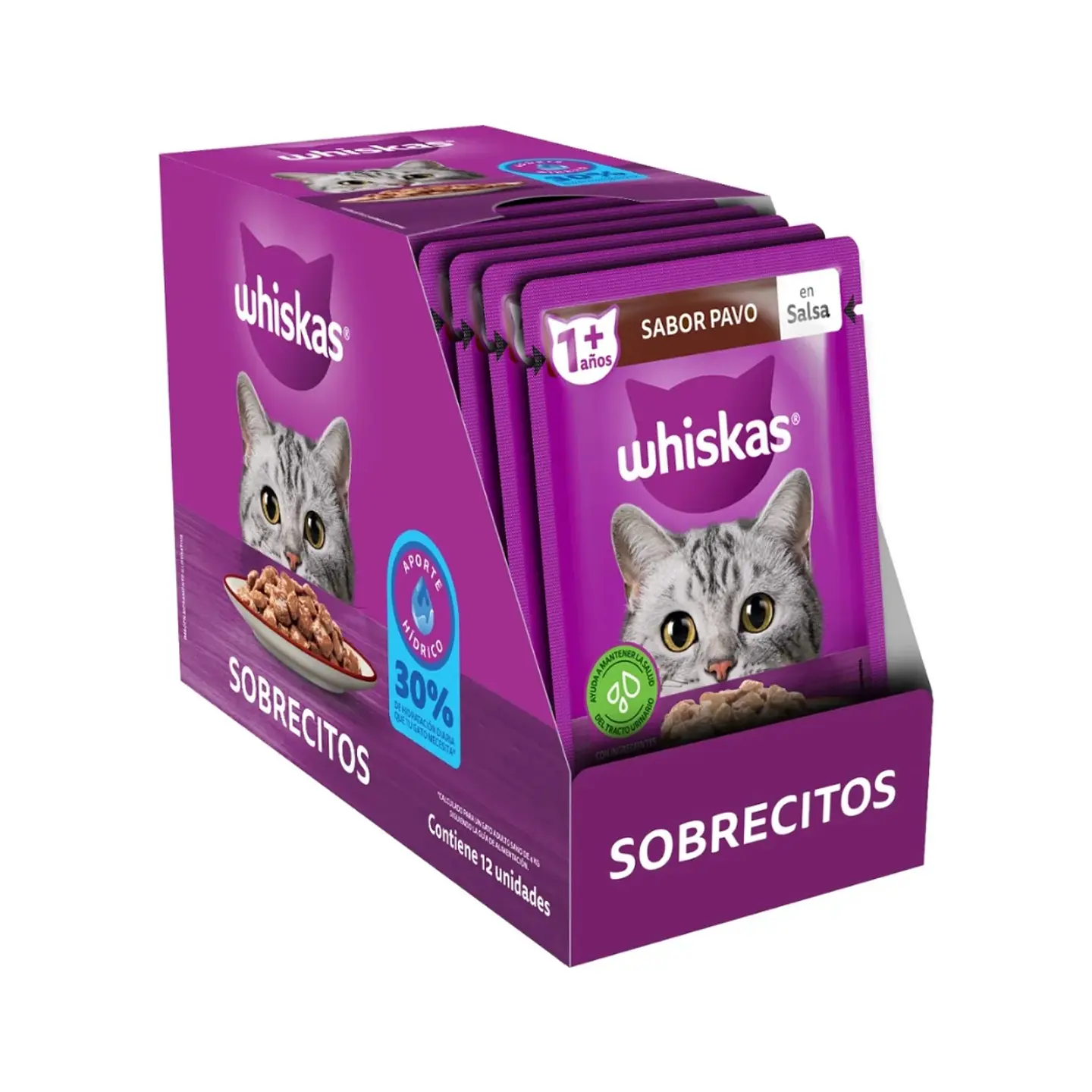 Alimento Húmedo Trocitos en salsa Whiskas 85g 9