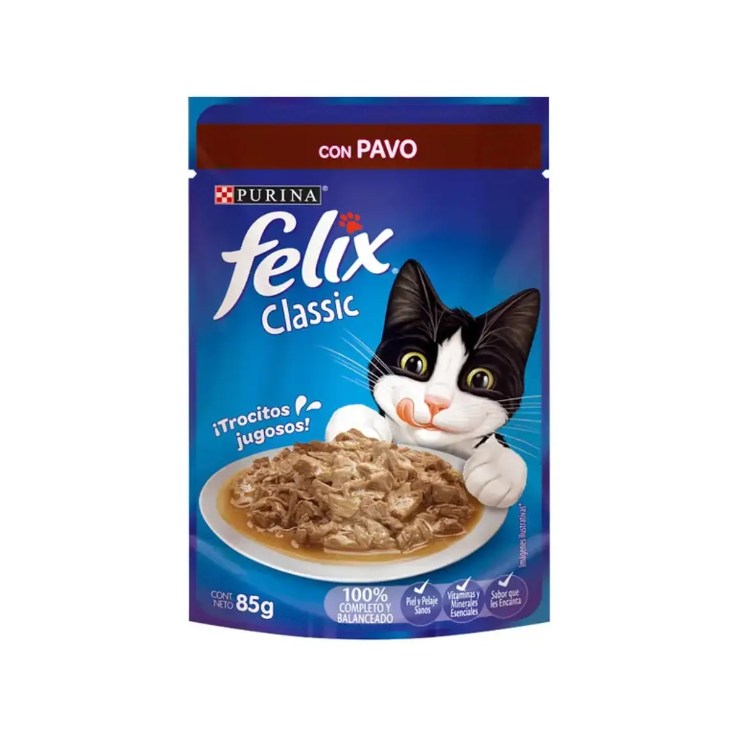 Purina Félix Trocitos Jugosos 85g 3