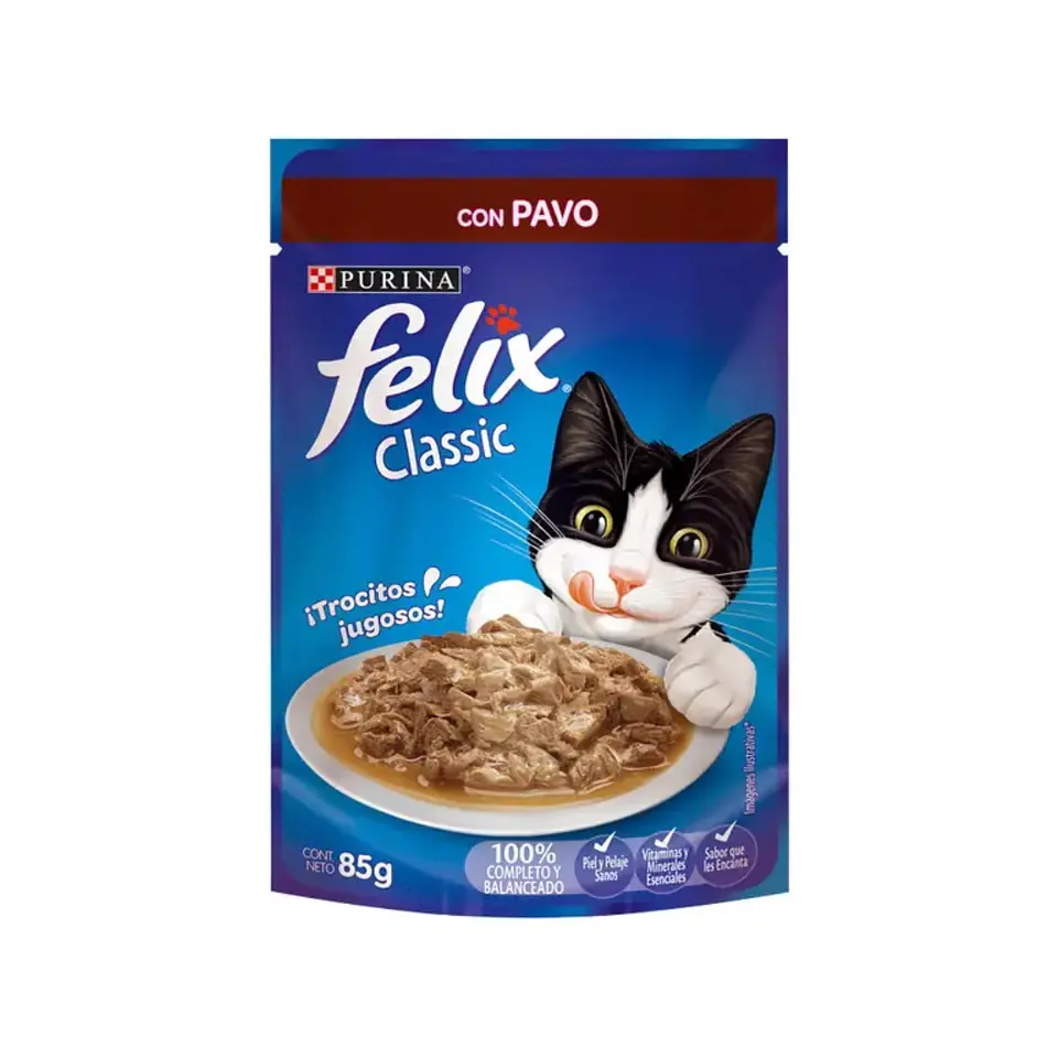 Purina Félix Trocitos Jugosos 85g 3
