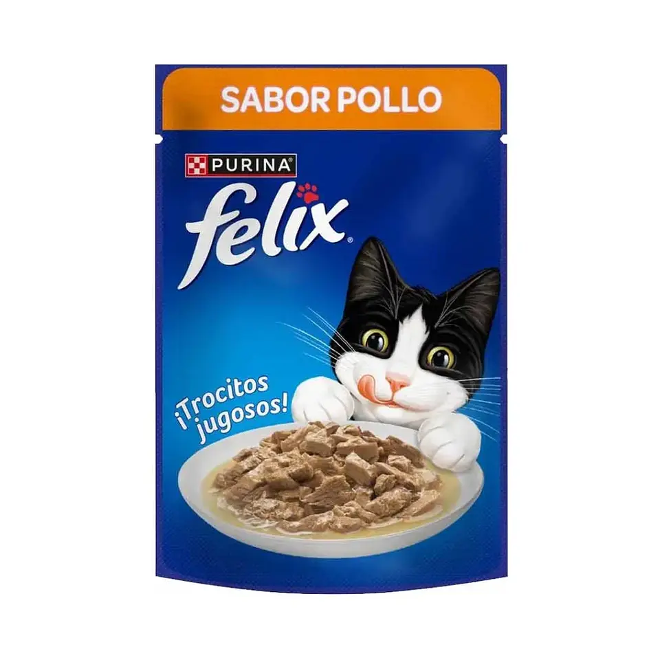 Purina Félix Trocitos Jugosos 85g 4