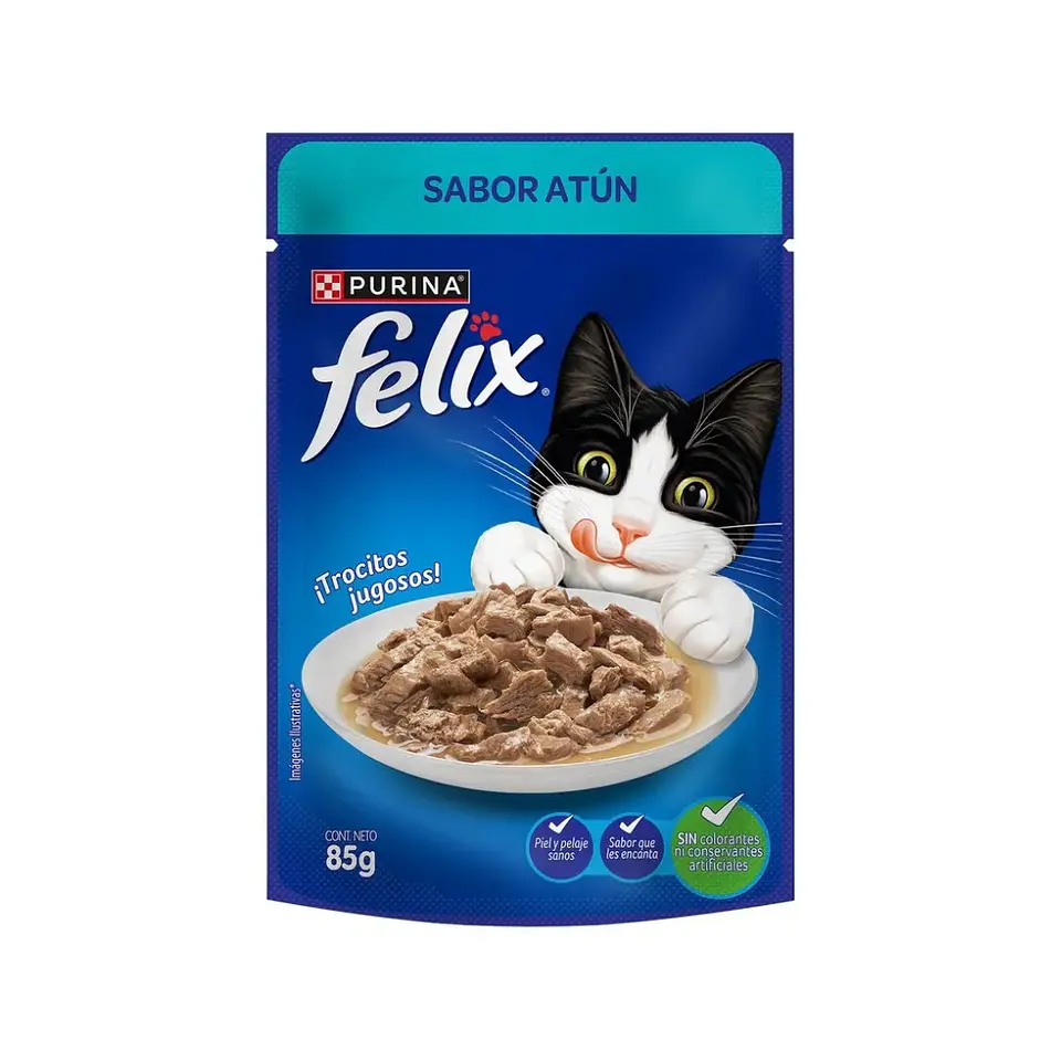 Purina Félix Trocitos Jugosos 85g 7