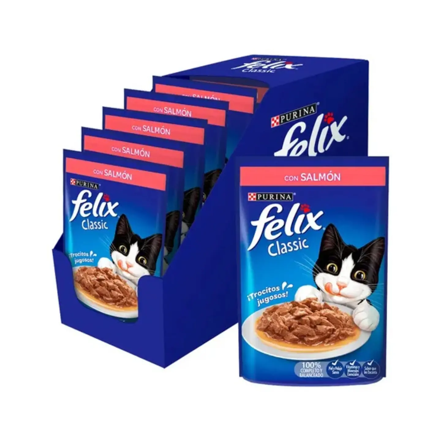 Purina Félix Trocitos Jugosos 85g 9