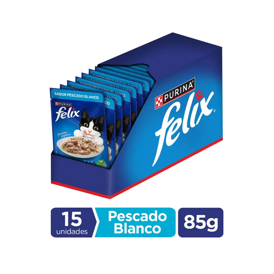 Purina Félix Trocitos Jugosos 85g 10