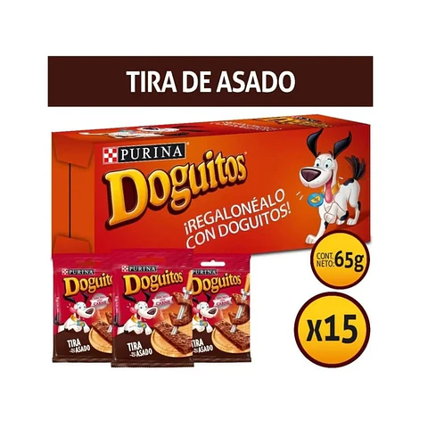 Doguitos Tira de Asado 65g - Purina-