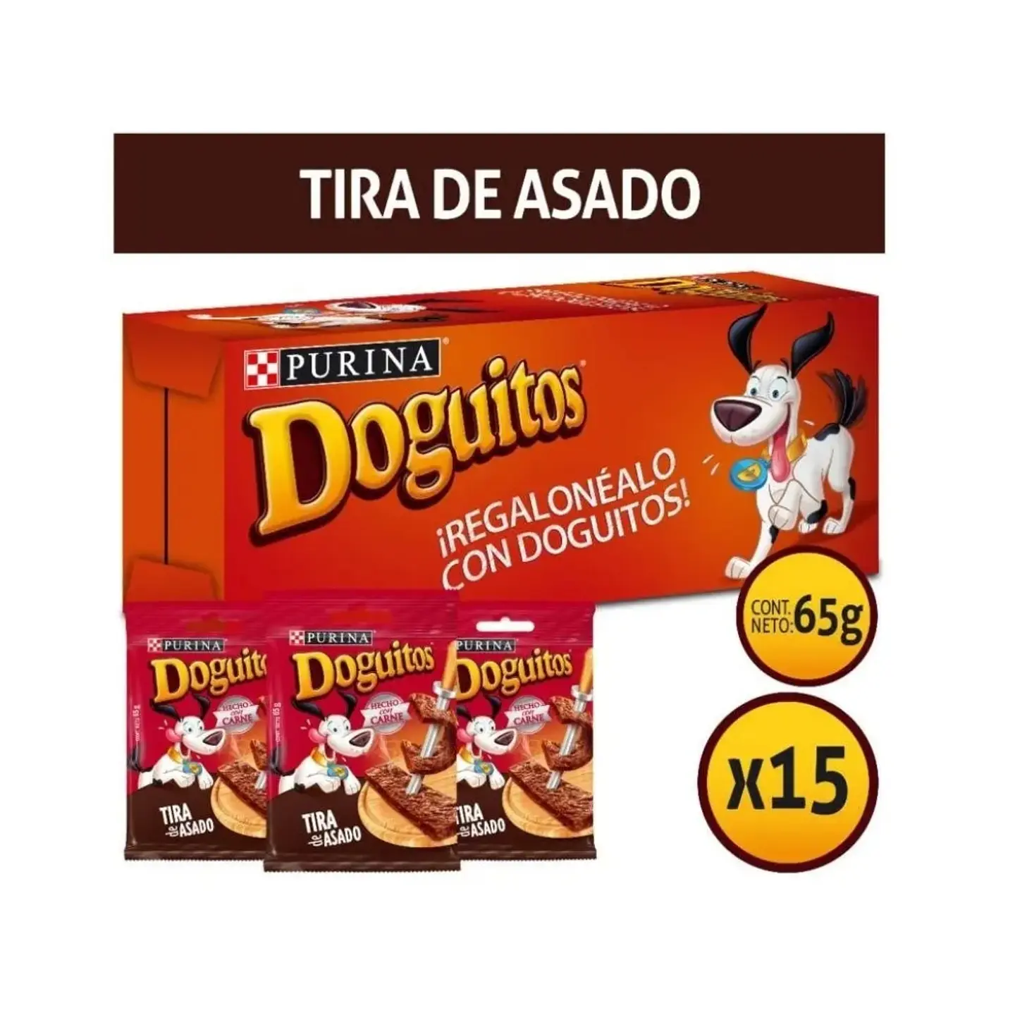 Doguitos Tira de Asado 65g - Purina- 2