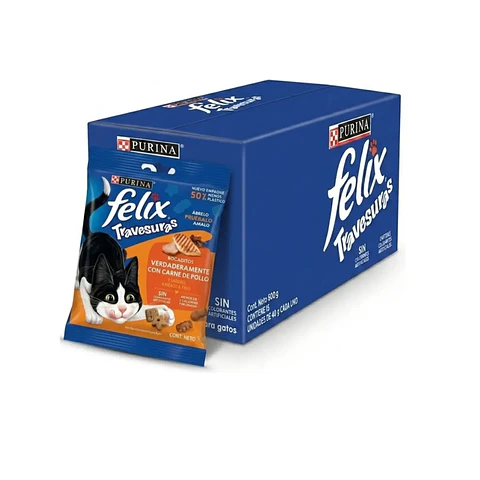 Félix Travesuras Bocaditos 40g - Purina -