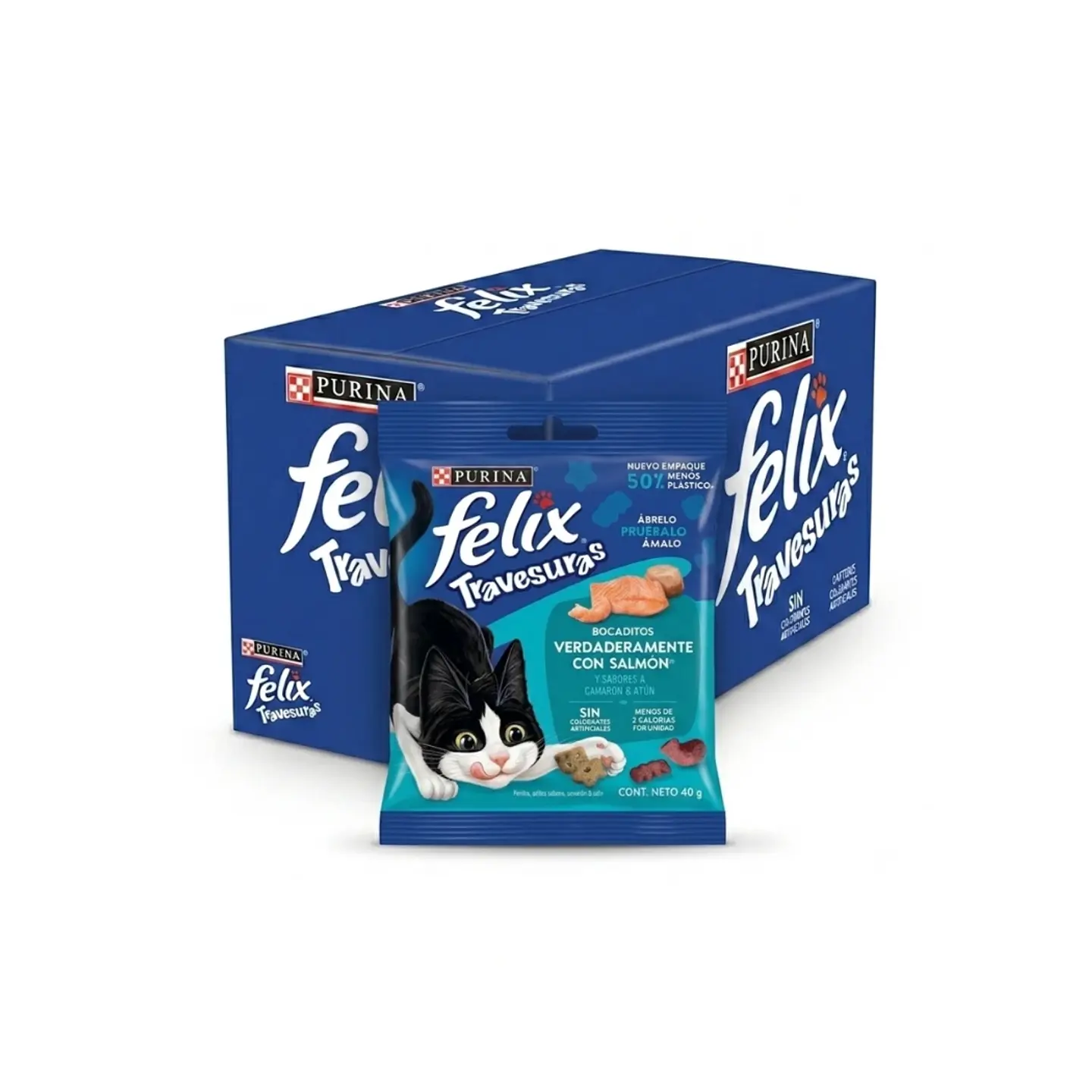 Félix Travesuras Bocaditos 40g - Purina - 4